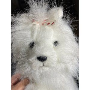 New Ganz Webkins Yorkie puppy dog white pink sealed code fluffy